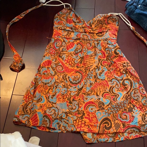 Anthropologie halter dress with removable belt - Picture 4 of 4
